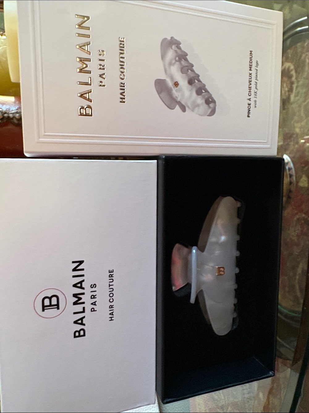 Balmain couture hair clip brand new
